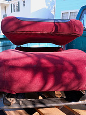 1992-1996 Ford F150f250f350bronco Jump Seat. Ruby Red 402040 Obs Console 1992-1996 Ford F150f250f350bronco Jump Seat. Ruby Red 402040 Obs Console