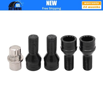 New For BMW Mini Wheel Lock Internal Spline Lug Bolt Set M14x1.25 36136776076