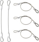 <!--F#f_0-->Stainless Steel Cable with Loops, Vinyl Coated Wire Rope Lanyard Lock Securit...<!--F/-->