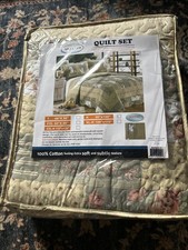 Floral Quilt King Set 1 Quilt 2 Pillow Shams 100 Cotton. All For You Product