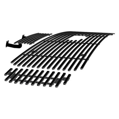 Fits 2000-2004 Ford Excursion Stainless Steel Black Billet Grille Insert Combo