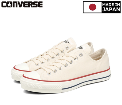 Converse ALLSTAR J OX Canvas [MADE IN JAPAN] Natural White US8.0 