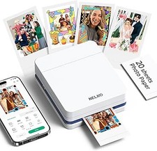 Photo Printer,  Instant Smartphone 3D Clear Color Portable Mini Photo Printer