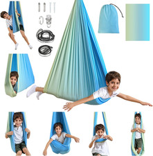 Sensory Swing, Indoor  Outdoor Sensory Swing for Kids  Adults, Double Layer Th
