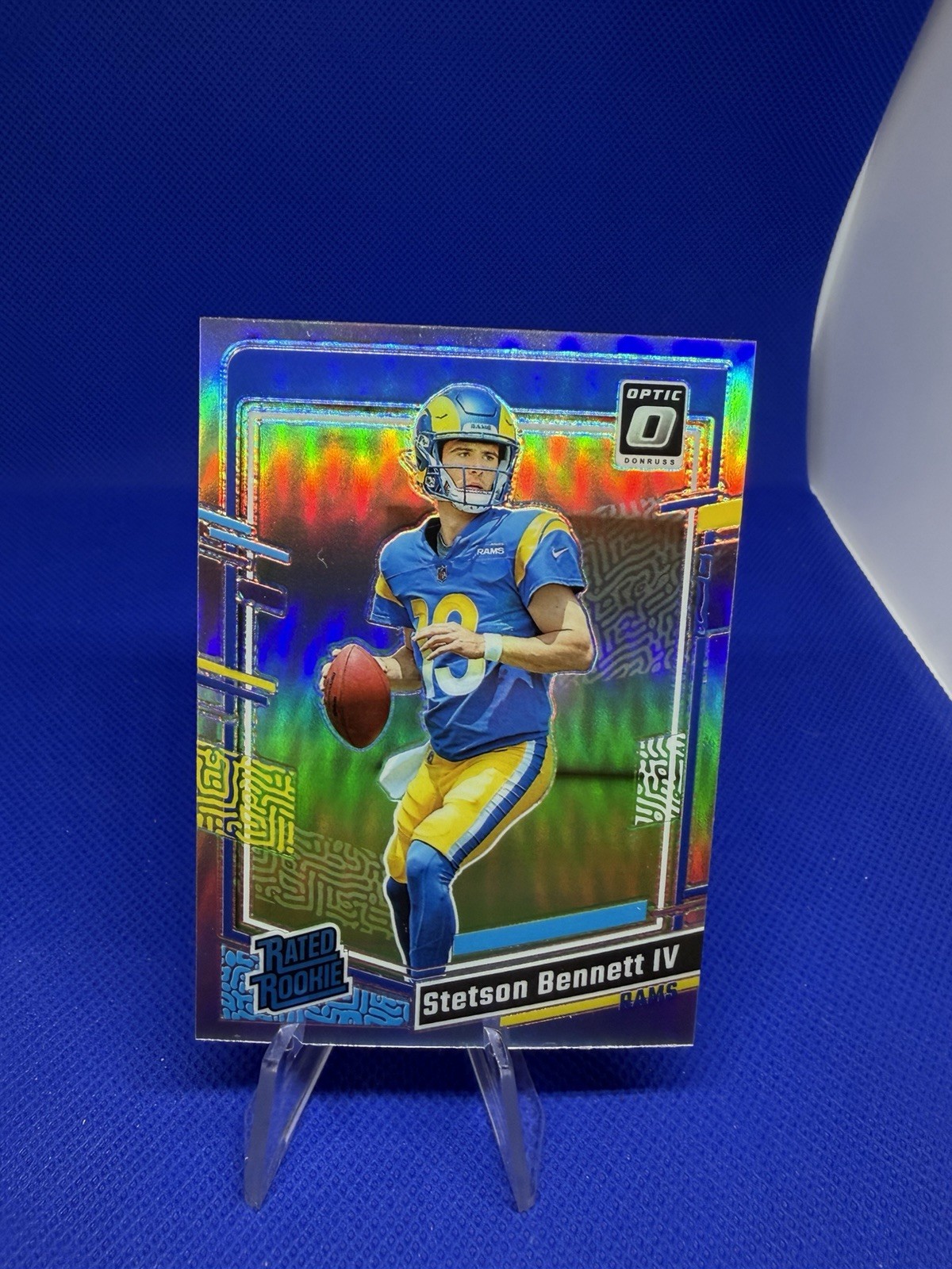 2023 Donruss Optic Stetson Bennett Silver Holo Prizm Rookie RC #267 LA Rams