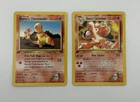 1st Edition Blaines Charmander & Charmeleon Gym Challenge - Pokemon Vintage NM