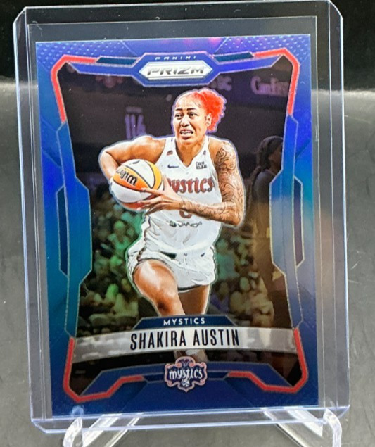 2026 Panini Prizm WNBA SHAKIRA AUSTIN CAROLINA BLUE PRIZM 071/125 #38