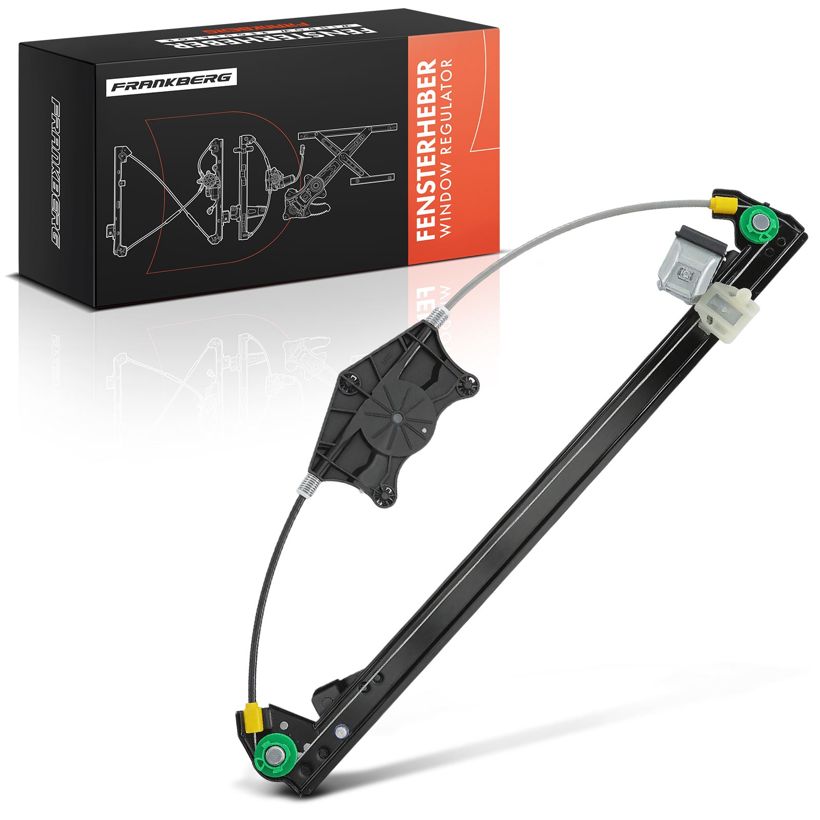FRANKBERG Power Electric Window Regulator without Motor for Rear Left