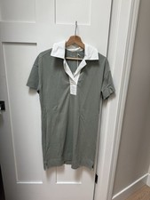 NWT Everlane The Organic Cotton Polo Dress in Fog Size XS
