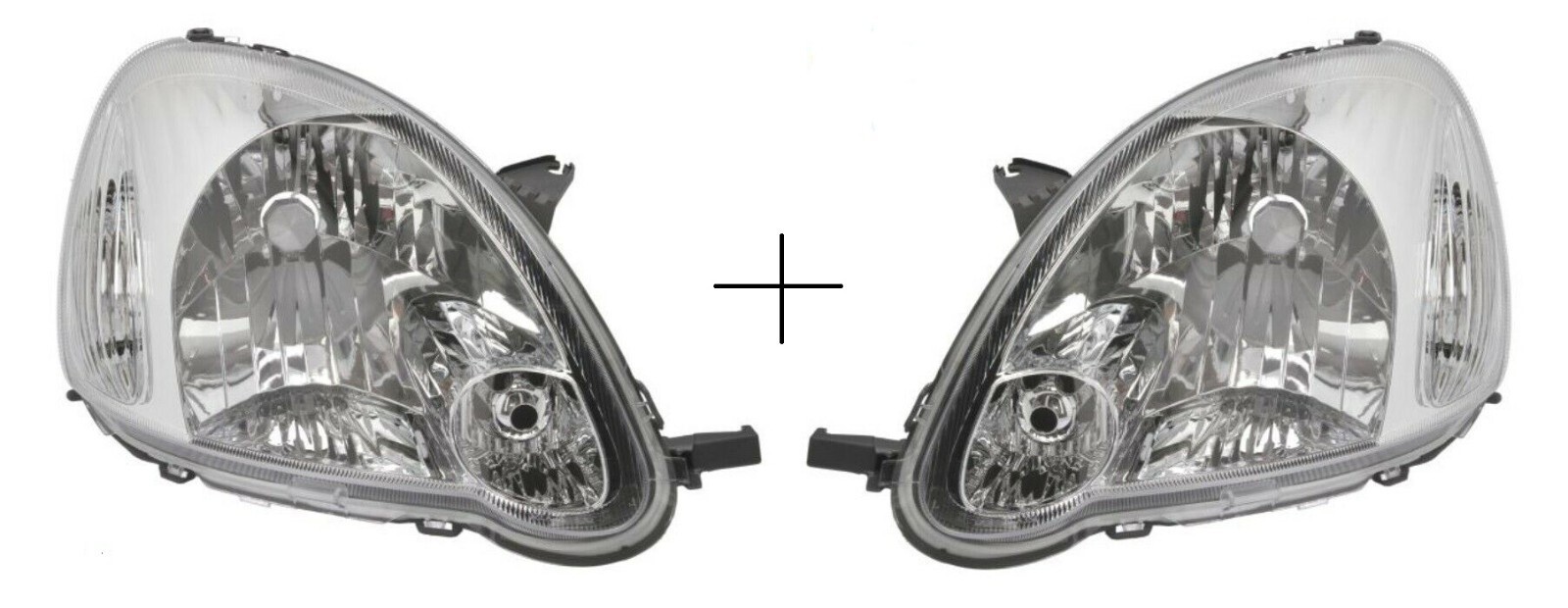 Phare avant antibrouillard jauni solution avec le kit H4 chrome Yaris CP10