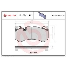 Satz Bremsbel&auml;ge Bremskl&ouml;tze vorne f&uuml;r Mercedes SL R230 R231 SLS AMG | 814373