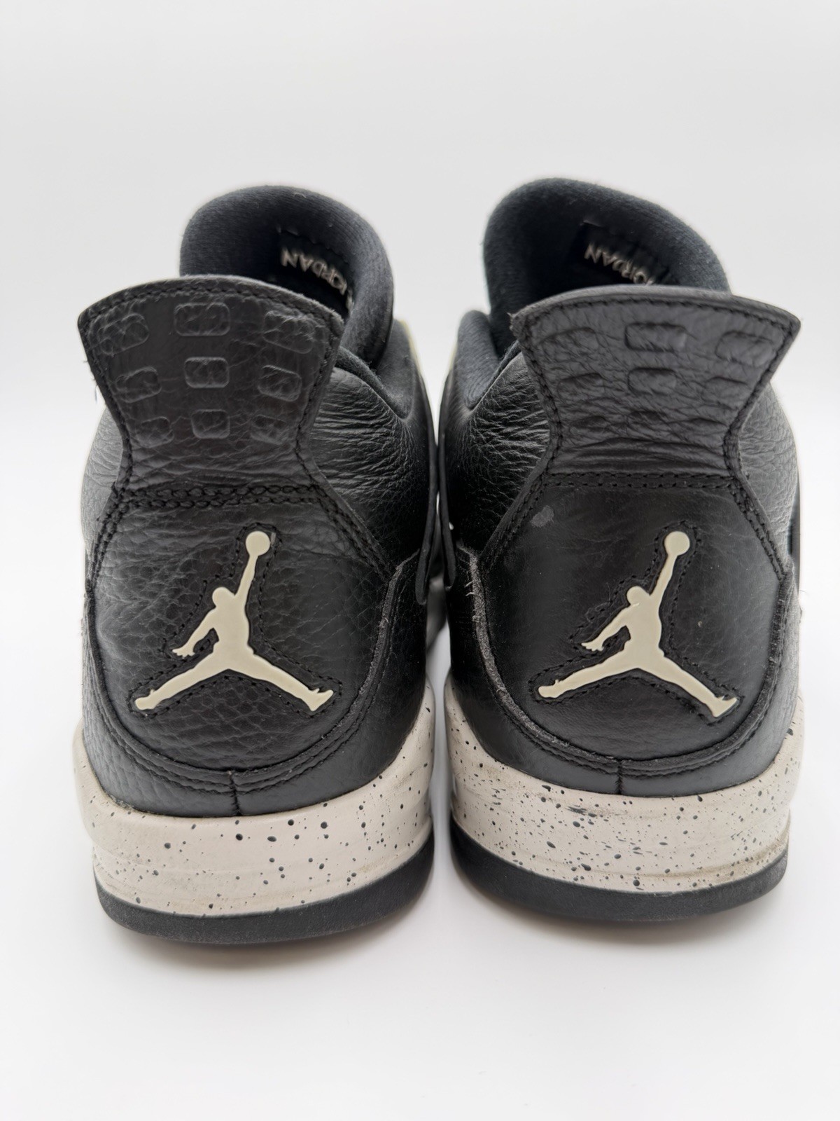 Nike Men's Air Jordan 4 Retro LS Size 12 Oreo 2015 |314254-003| thumbnail 6