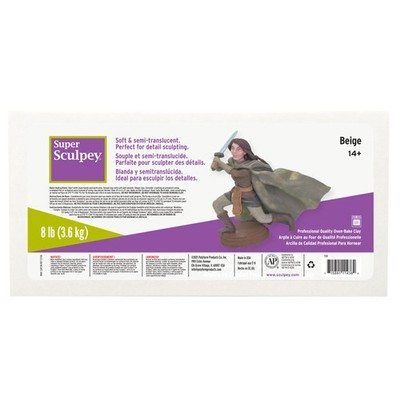 Sculpey Super Clay, 8-Pound, Beige