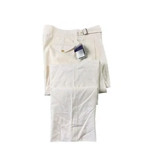 Ralph Lauren Purple Label Gurkha Style Pleated Trouser Side Tab Size Men 34 NWT 