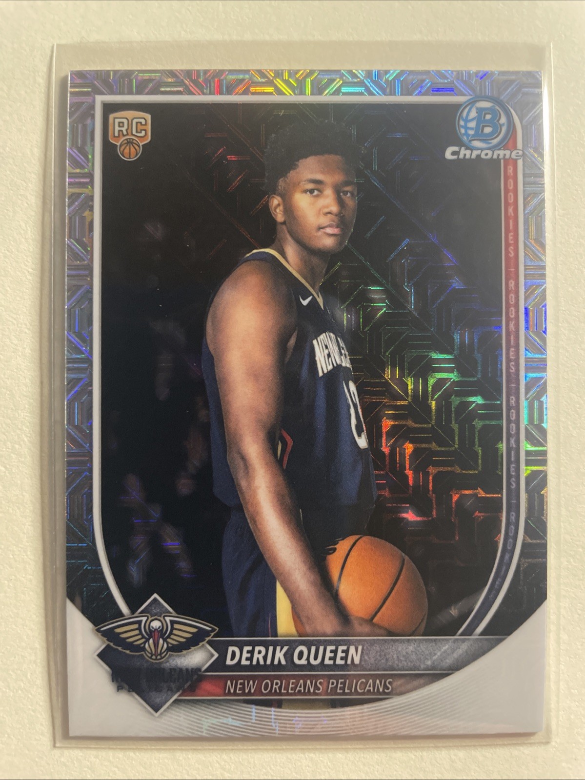 2025-26 Bowman Chrome Derik Queen #BCV-13 Mojo Refractor