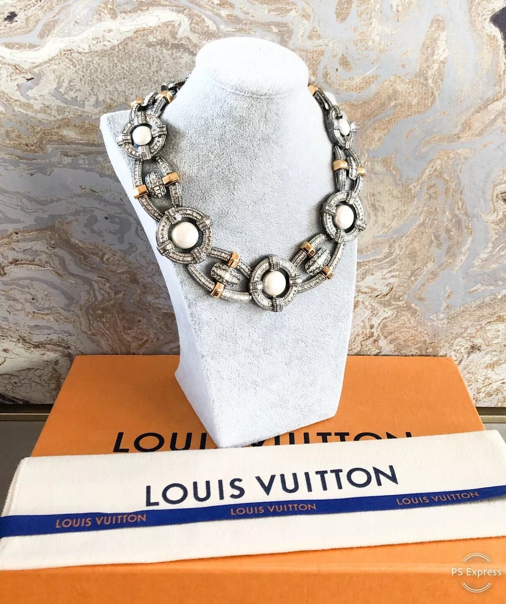 Louis Vuitton Minigram Pearls Earrings