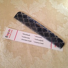 Empire Tr2 Men's Coarse  Fine Toothed  5.5" Hand Crafted Pocket Comb