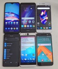 Lot of 6 Moto E7 Honor 6x Oneplus 5 - Mixed Carriers - Power on Tested only