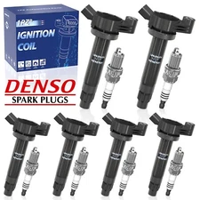 6pcs Ignition Coil+Spark Plug For Denso 90919-02246 2004-10 Toyota Lexus 3.3L V6