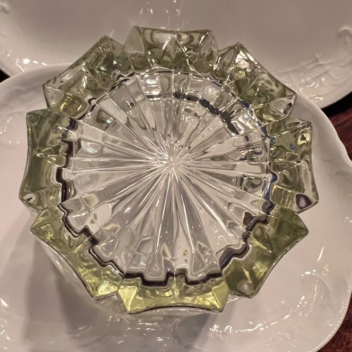 Vintage Princess House Heritage Floral Etched Ice Bucket. - Picture 9 of 10