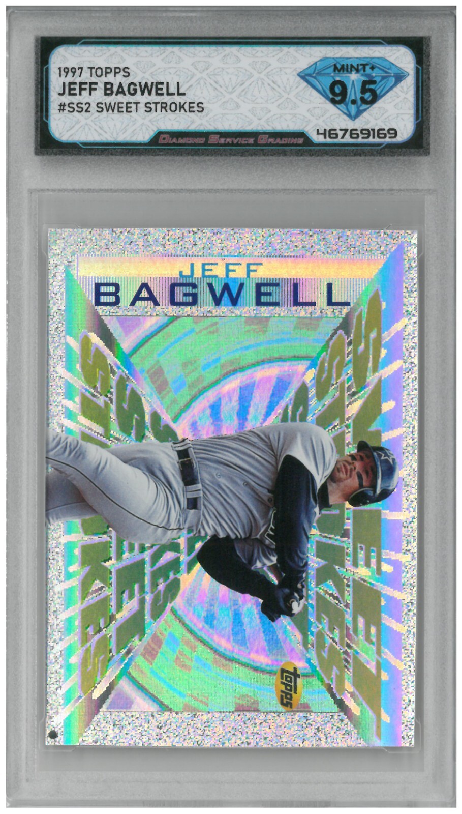 1997 Topps JEFF BAGWELL #SS2 Sweet Strokes 💎 DSG 9.5 Mint+