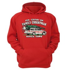 Fun Old Fashioned Family Christmas Vacation Ugly Sweater Griswold Winter Hoodie