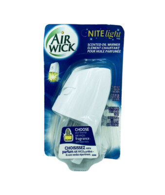 New Air Wick Night Nite Light Scented Oil Warmer NIB