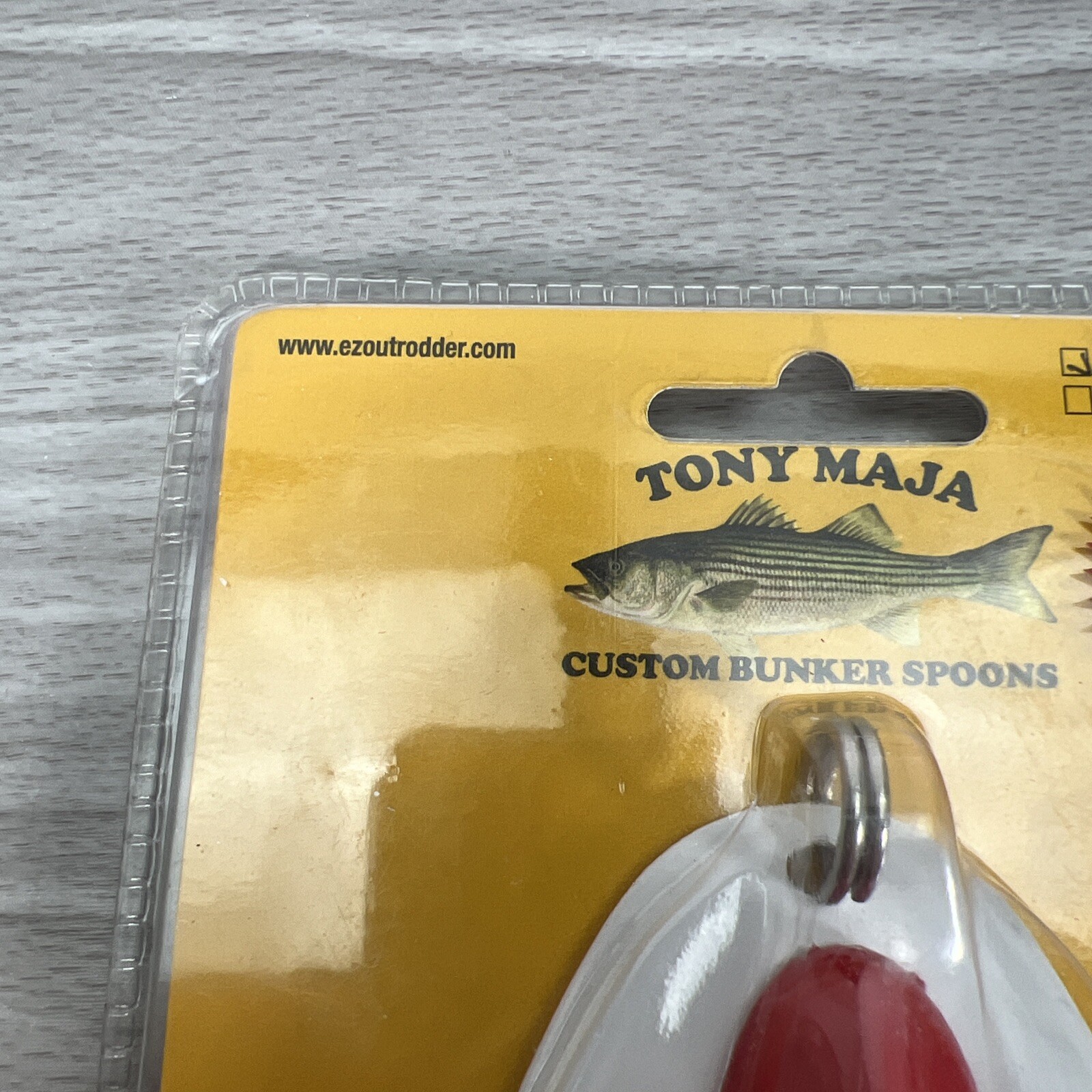 Tony Maja Custom Bunker Spoon #3 Bunker / Herring - White EZ-Spoons - Image 3