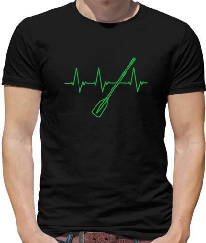 Ritmo Cardiaco SPORTS Canottaggio T Shirt Rematore Canoa Kayak Fila 