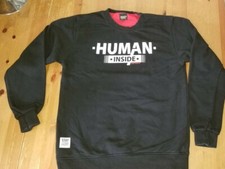 Boys' Black "Human Inside" Sweatshirt Size XS - 12-13Y EUC 