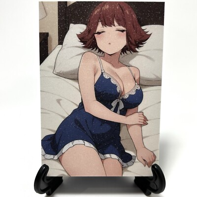 Lv2 Kara Cheat Byleri Sexy Anime Waifu Girl Doujin Lewd Goddess Glitter Art Card