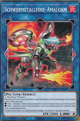 Yu-Gi-Oh! Blazing Vortex #049 Schwermetallfose Amalgam Common Deutsch