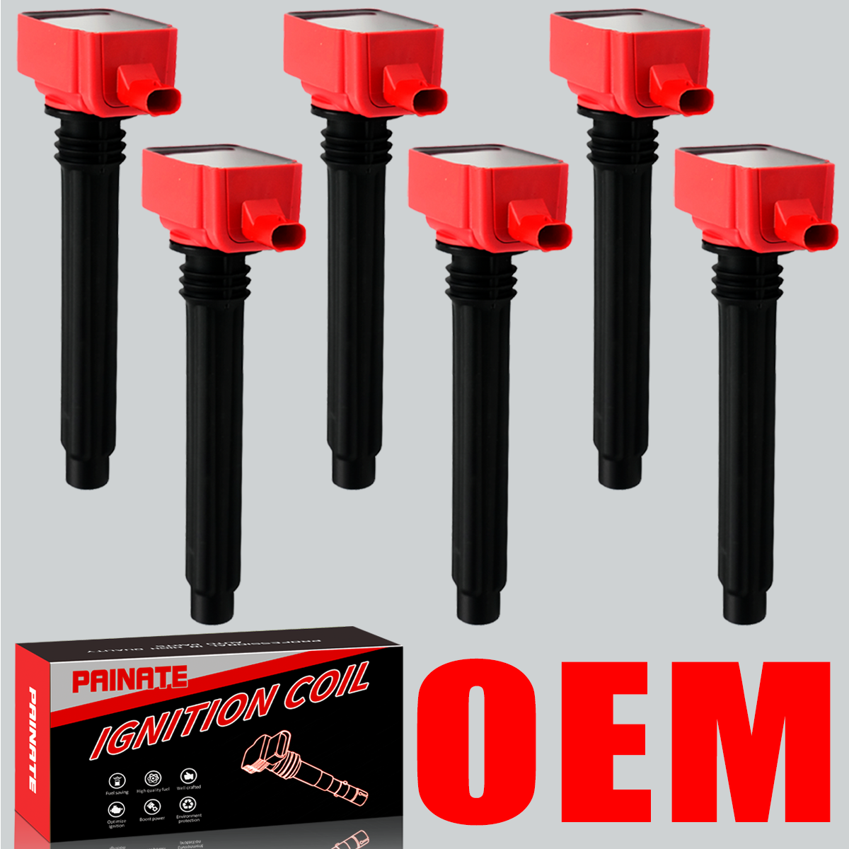 High Performance 6X Ignition Coil for Chrysler Jeep Dodge Ram V6 UF648