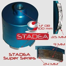 Stadea Diamond Core Drill Bit Set Hole Saw Kit, Concrete Granite Stone Drilling