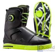 2016 Hyperlite Kruz Wakeboard Boots Black and Yellow 