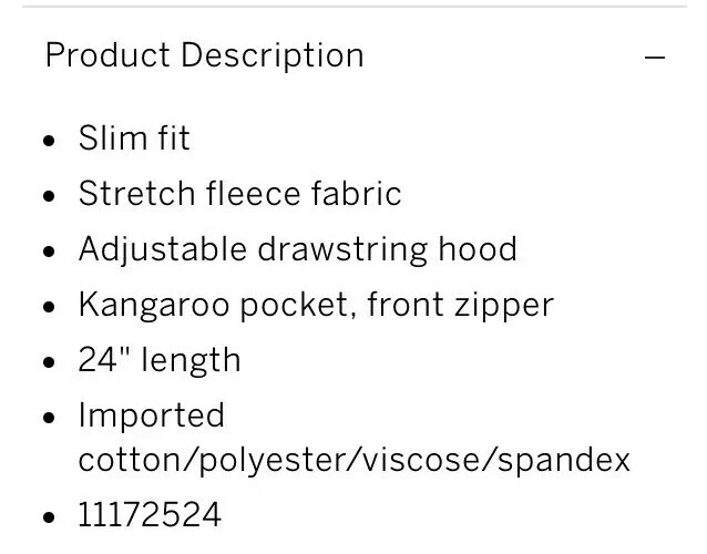 UNDERCOVER Felpa con cappuccio e zip intera nuova con etichetta Victoria’s Secret ROSA Everyday Lounge perfetta S