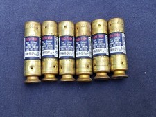  6Pc Lot Bussmann Fusetron FRN-R-5-6/10 250V Time Delay Class RK5 Fuses