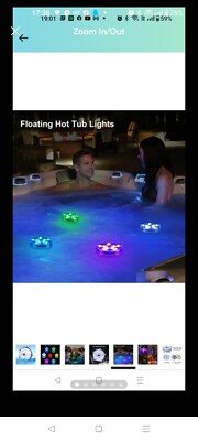 Pool Lights, LED Color-Changing Magnetic Pool Light 100% Waterproof Starfish...