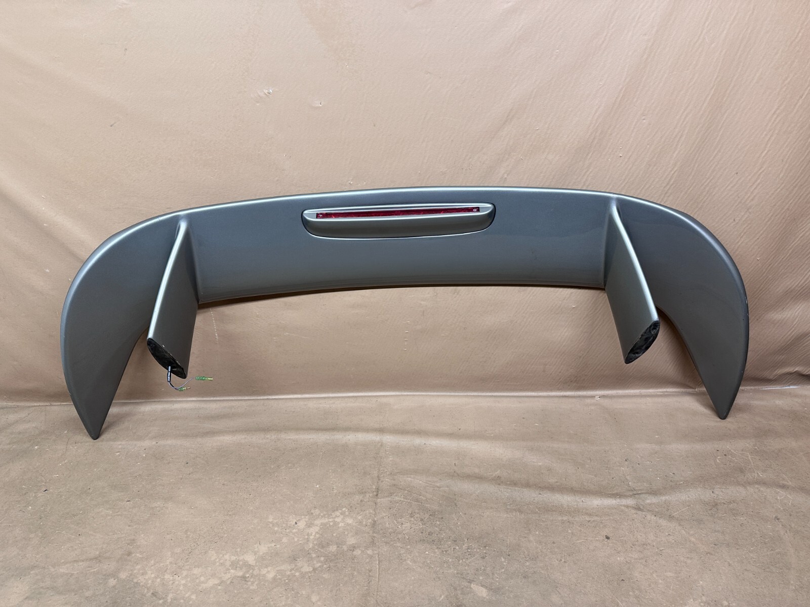 Aston Martin Porsche Ferrari Rear Trunk Spoiler Wing w/ Third Light Fiberglass