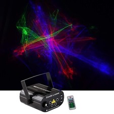 Sharelife Mini 4 Lens RGRB Hypnotic Aurora Laser Effect Mixed Blue LED Backgr...