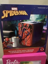 Marvel Spiderman Blue Red 6 Can Mini Fridge Thermoelectric Cooler 4 Litre