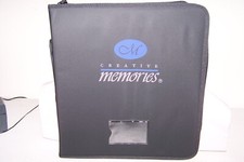 2001 Vintage Creative Memories Accessory Zipper Binder w/ 3 Sticker Protectors