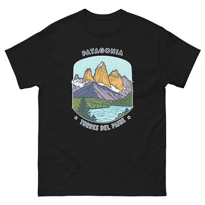 Patagonia Torres Del Paine Attraction Landmark Travel T-Shirt | eBay