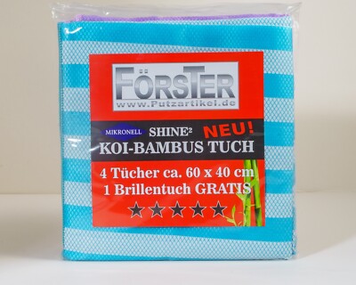 5 KOI Bambus Trockentcher Mikronell 60x40 4 Fenstertuch 1 Brillentuch  gratis | eBay.de