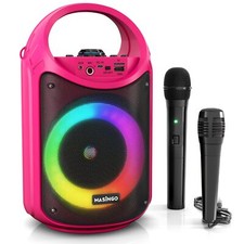 Masingo 2022 New Bluetooth Karaoke Machine For Adults And Kids With 1 Wireless K