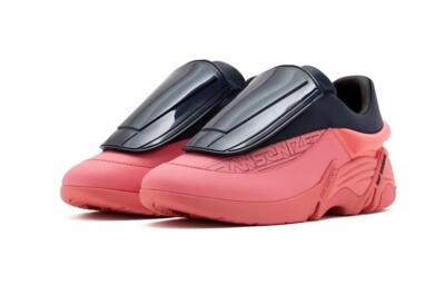 靴 RAF SIMONS RUNNER ANTEI Antei in Black & Red – SVRN