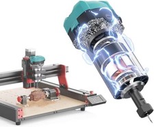 Twotrees 800W HolzTrimmer/40-teiliges Kombi-Fräserse/500W Spindelmotor/20W laser
