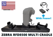 Zebra RFD8500 Cradle CRDUNIV-RFD8500-1R Charges 3 RFD8500 Scanners, w/ Power!🔥⭐