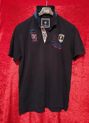 Bestpreis christian berg Poloshirt Gr. L Navy Blue