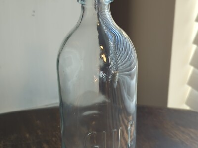 Rae Dunn GULP Glass Liter Bottle Without Lid Or Bail FARMHOUSE RUSTIC ...